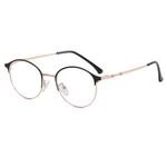 Titanium Half Frame Glasses Rectangle Pure Anti Blue Light Glasses Eyeglasses Frame Men Classic Optical Frame Anti Blue Light