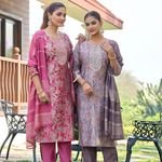 Beautiful Pakistani Designer Ethnic Wear Latest Indian Embroidered 3-Piece Set Silk Fabric Salwaar Kurti Stitched