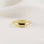 Personalized Simple Ring for Women 18K Gold Eternity Vermeil Plated 925 Sterling Silver Ring for Gift Wedding Party