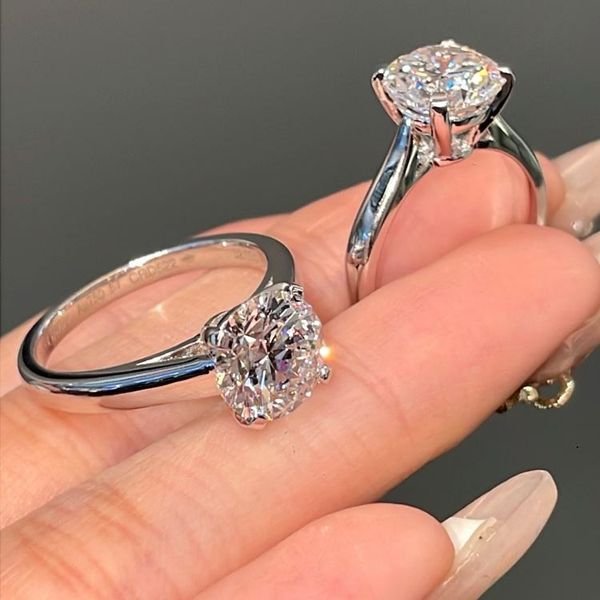 AU750 Certified Women's 14K Gold Wedding Engagement Ring Set Moissanite Real Gold Silica Diamond Paving for Parties Special