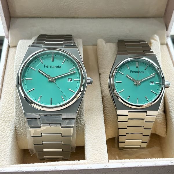 TISSOTS Classic Luxury Quartz Watch High-Level Original Brand Ultra-Thin 40/35mm Stainless Steel Band Calendar Date PRX Feature