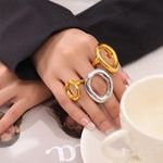 Designer Chunky Rings for Women Fashion Jewelry Rings Stainless Steel Rings