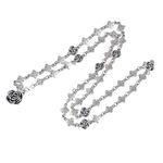 S925 Sterling Silver Necklace Wholesale Rose Lady's Holiday Gift Vintage Fashion Jewelry Silver Jewelry Gift