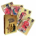 Football Ballsuperstar Gold Cards Star Limited Signature Collection Soccer Card Children Fans Gift Drop Shipping Wholesale