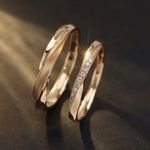 Custom 18K Gold Couple Ring with 1-3 Carat GIA Certified CVD HPHT Lab-Grown Diamond Luxury Jewelry for Weddings and Parties