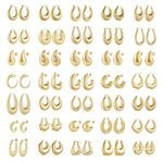 Wholesale Earrings Fashion Jewelry Earings Stainless Steel Stud Big Gold Hoop Hypoallergenic Earrings Jewelry for Women