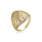 X000948315 Xuping Jewelry Luxury Zircon Ring 14K Gold Plated Copper Ring Gold Jewelry for Men Fashion Ring
