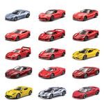 Wholesale Bburago 1:64 F50 F40 F12TDF SF90 488Pista Roma Alloy Car Model Children's Toys Holiday Gift Collection Car Model