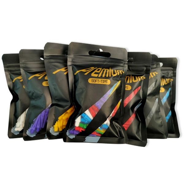 No.5 Soft Tips 100pcs/bag Wholesale Popular Darts Soft Dart Heads Custom Plastic Dart Heads