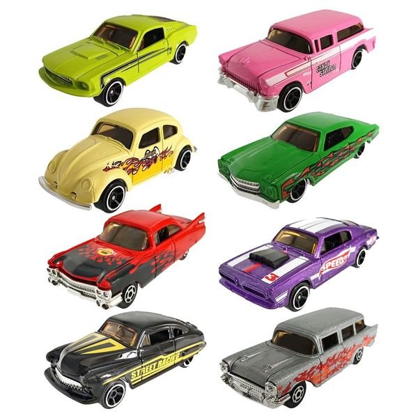 XINYU Hot Free Wheels 1/64 Scale Racing Car Vintage Classic Diecast Metal Toys Children's Simulation Model
