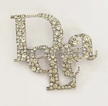 New Greek Alphabet DELTA Letter Brooch DST Sorority Rhinestone Signature Collection Women's Lapel Pins Jewelry