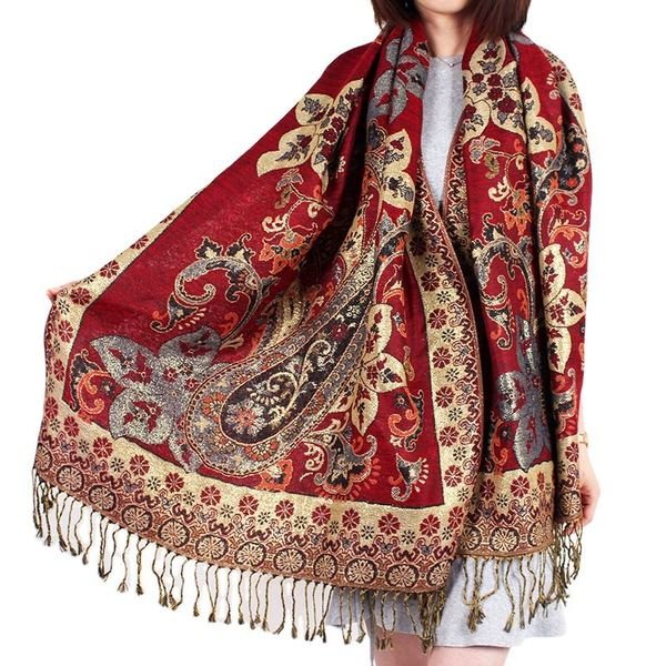 2024 New High-end Ethnic Style All-match Sunscreen Large Shawl Scarf