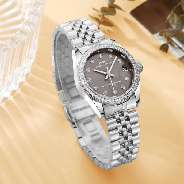 Limited Edition Luxury Ladies Watch Stainless Steel Strap High Quality Fashion Bracelet Watch Women Quartz Movement Dial Band