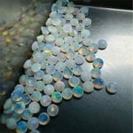 Natural Opal Round Eithopian Colorful Opal Loose Gemstone Healing Stone Birthstone Round Cuts For Jewelry Making