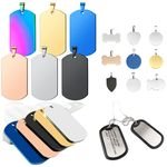 Custom Logo Laser Engraving Stainless Steel Metal Zinc Alloy Die Casting Enamel Blank Sublimation Pet ID QR Code Dog Tag